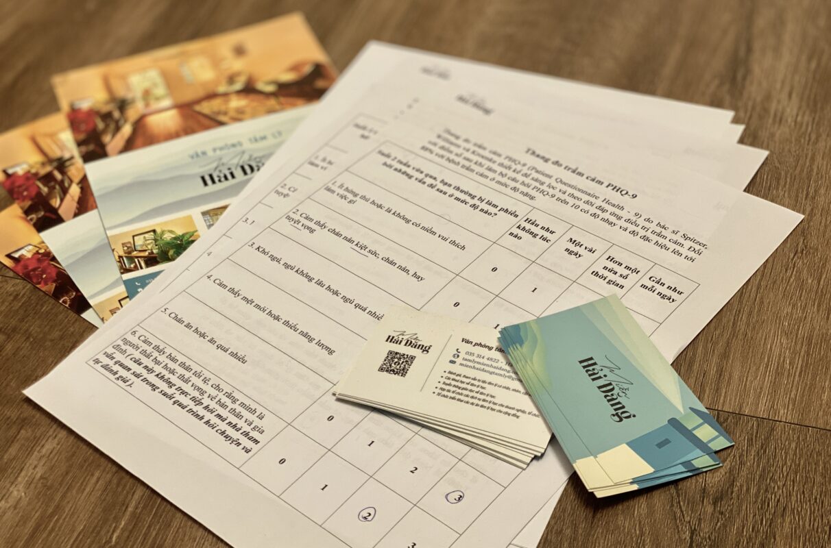các bài test trầm cảm ở Miền Hải Đăng