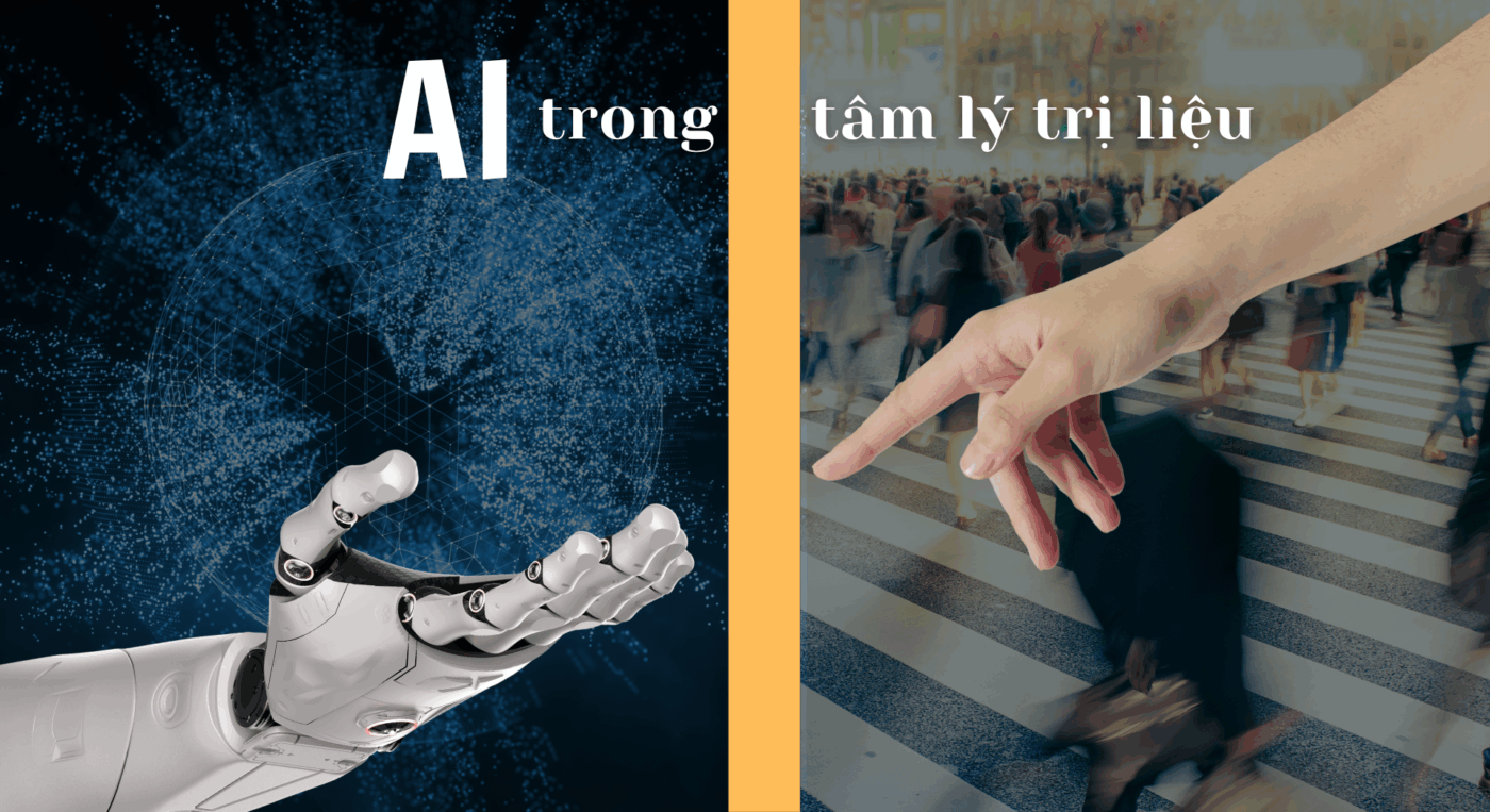 Tay của AI và con người không thể chạm vào nhau như Ai trong tâm lý trị liệu không thể thay thế con người.