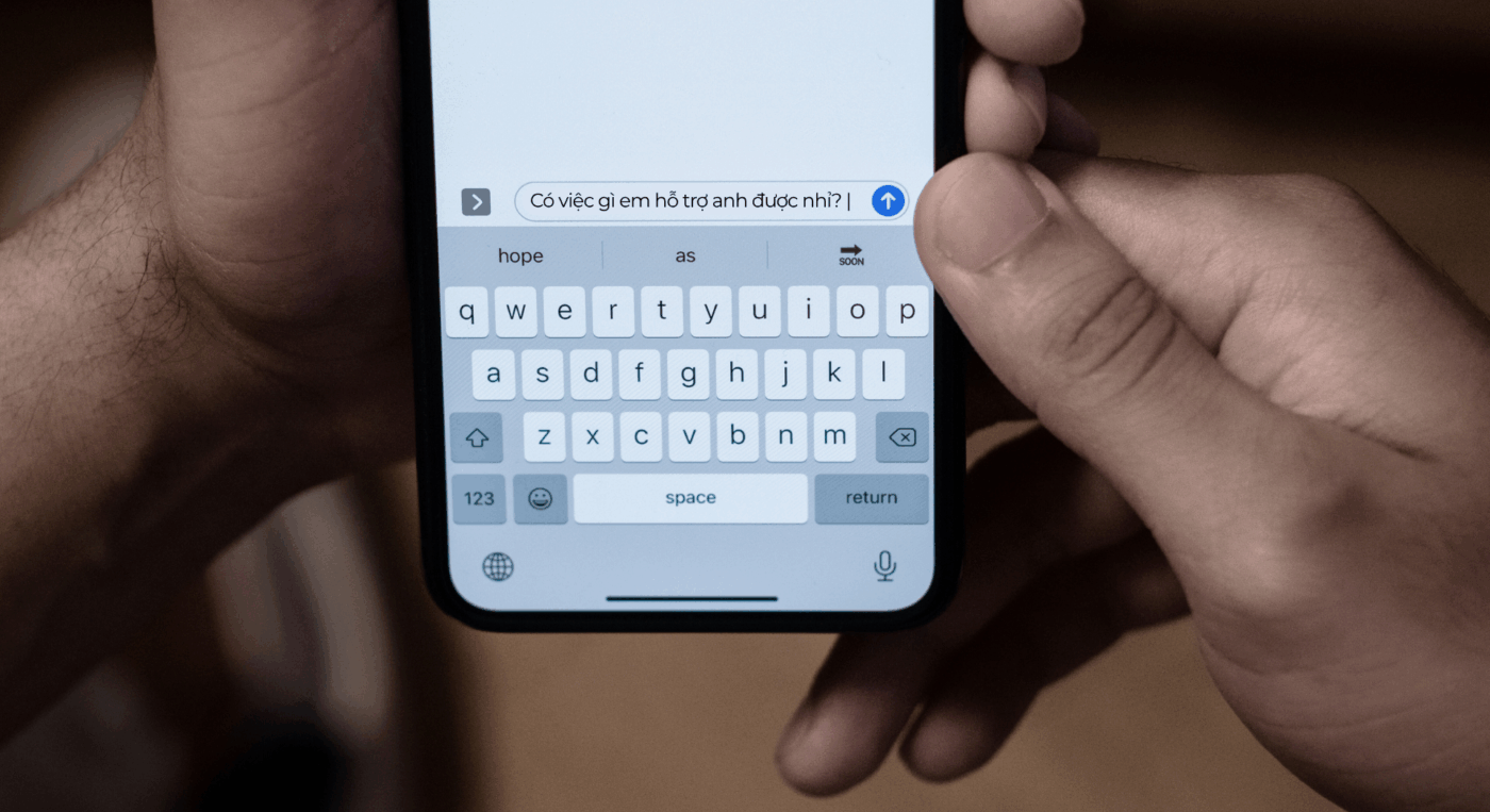 Nhắn tin cho bạn bè giảm languishing